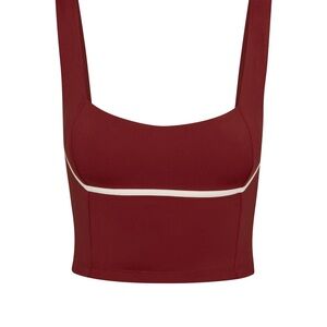 Monday Body Zion Sports Tank (Burgundy/Ivory)